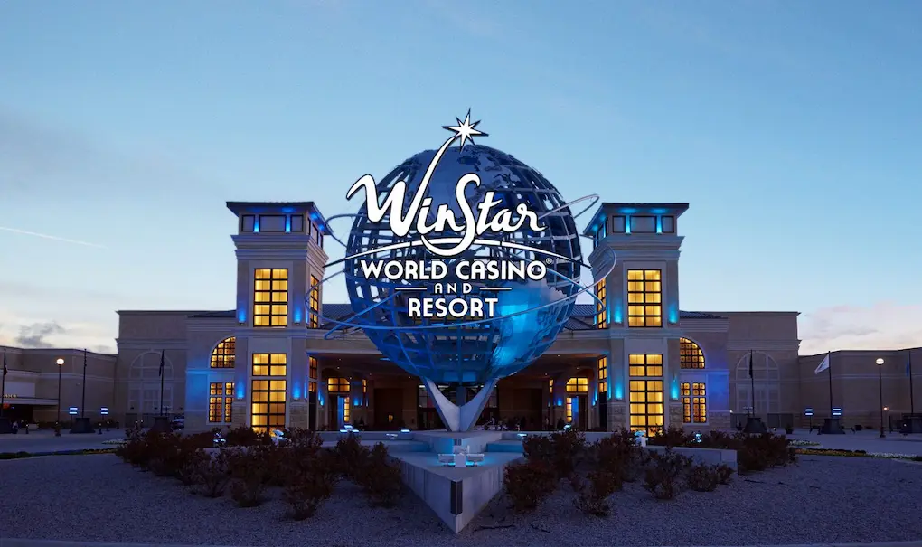 Front of Winstar Casino and Resort